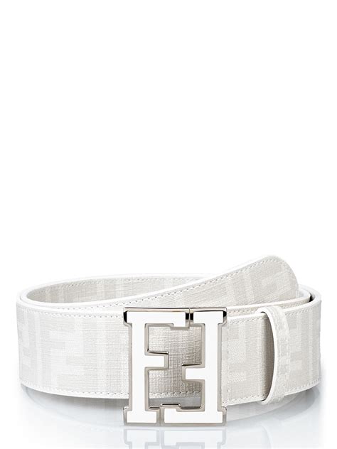 white fendi belt for sale|fendi belt men white.